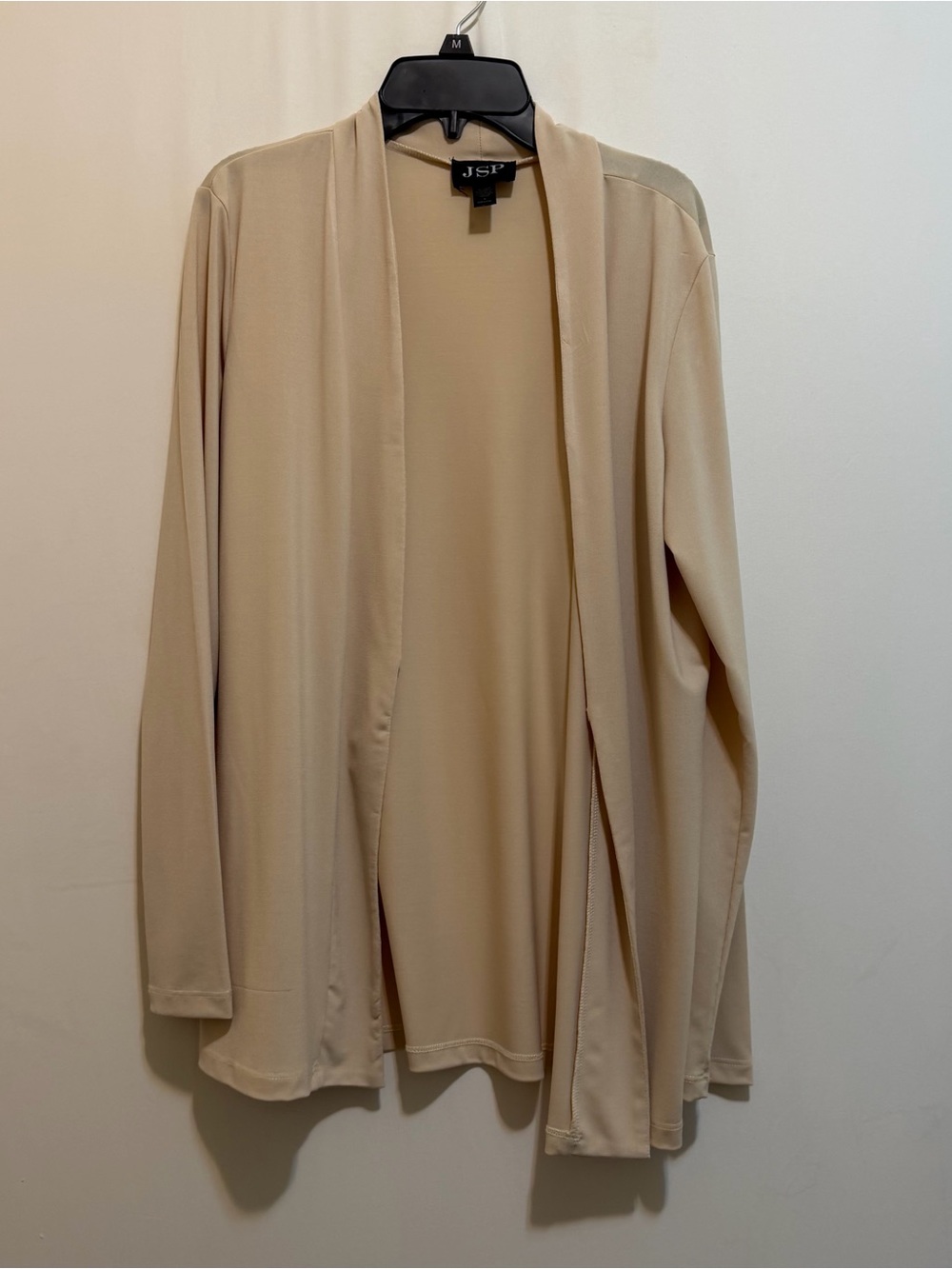JSP Open-Front Long Sleeve Cardigan - Beige